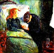 Edvard Munch det sjuka barnet oil